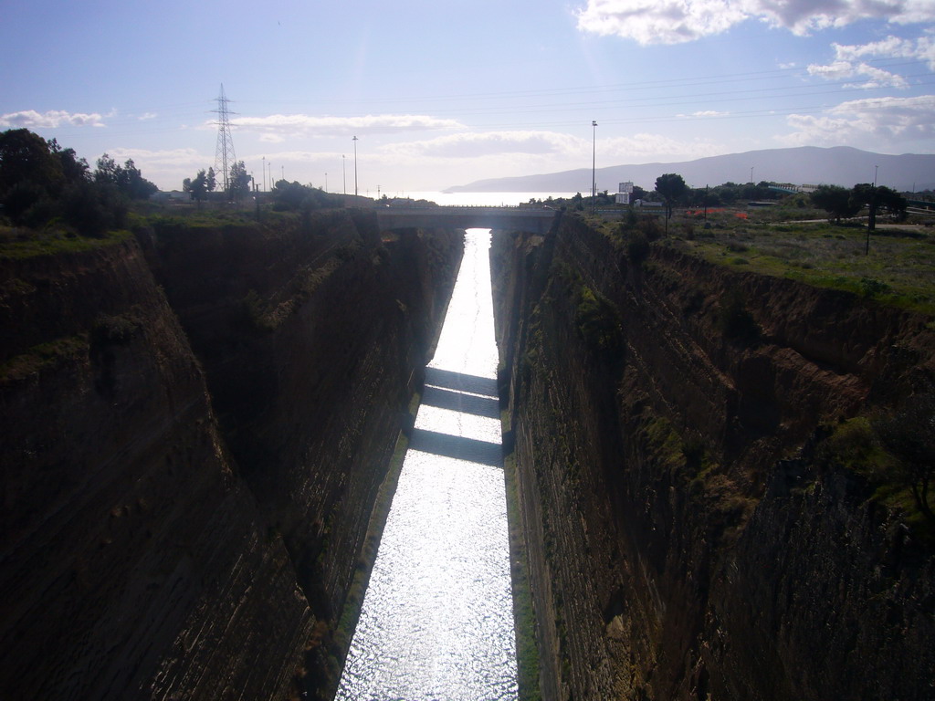 East side of the Corinth Canal