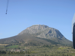 Acrocorinth, from tour bus