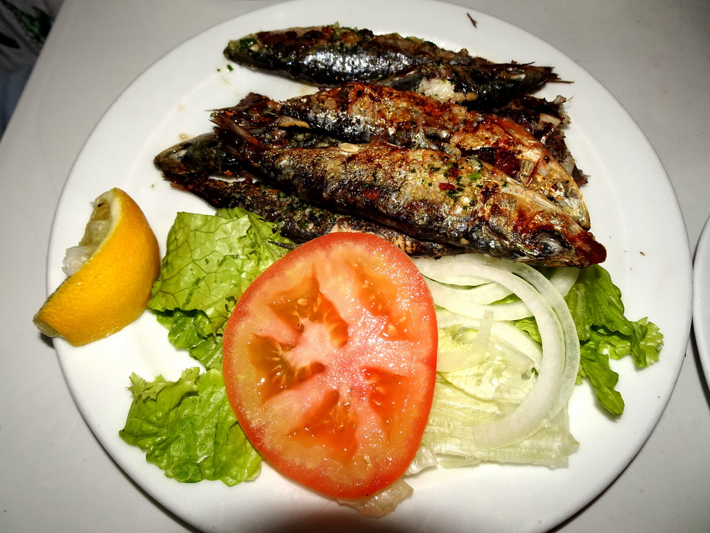 `Sardinas a la Plancha` at the Casa Mundo restaurant