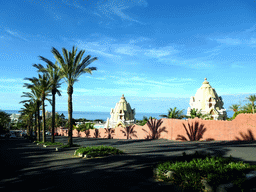 Southeast side of the Siam Park water theme park, viewed from the parking lot