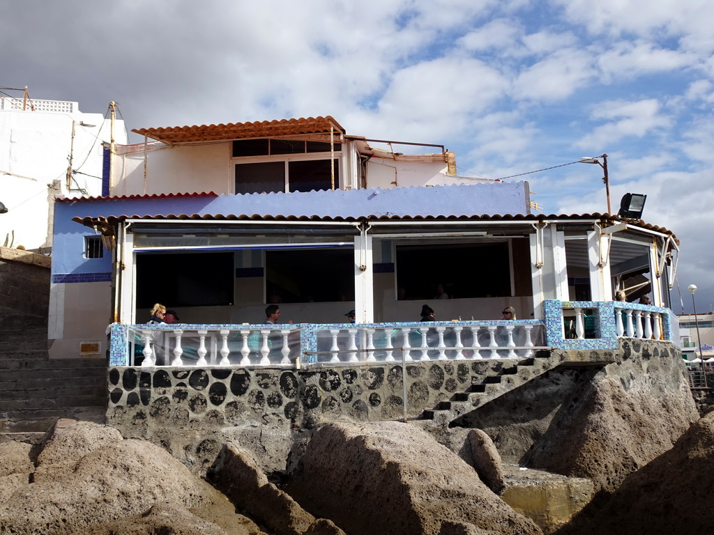 West side of the Restaurante La Caleta, viewed from the Playa La Caleta beach