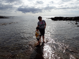 Miaomiao and Max at the Playa El Varadero beach