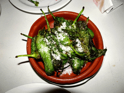 `Pimientos de Padron` at the Casa Mundo restaurant