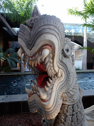 Dragon statue at the ground floor of the Siam Mall