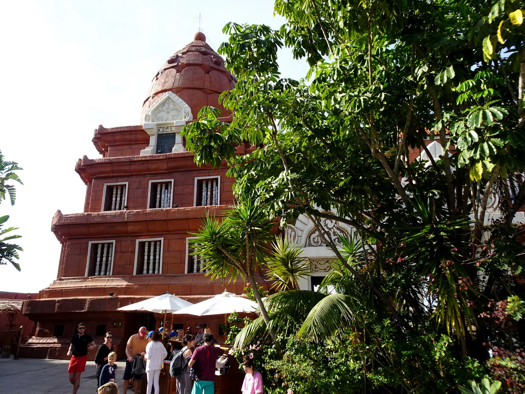 Back side of the entrance of the Siam Park water theme park