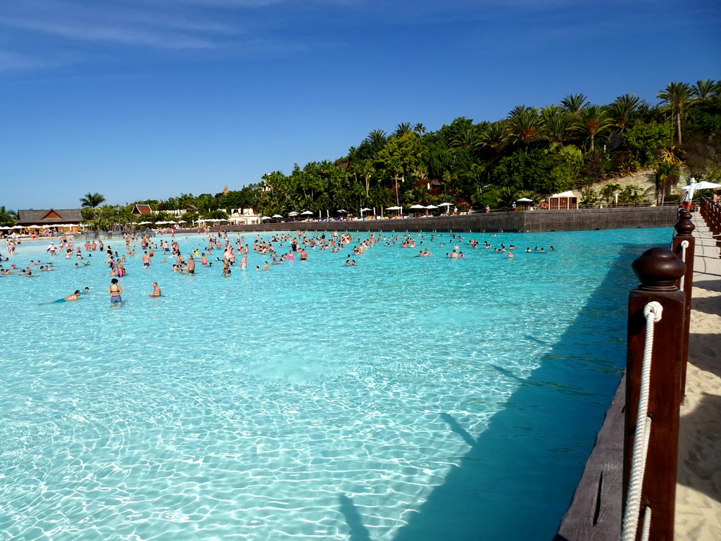 Siam Beach at the Siam Park water theme park