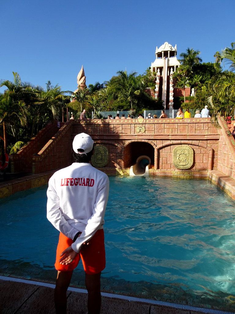 The Tower of Power attraction at the Siam Park water theme park