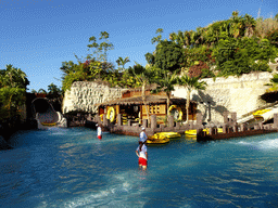 The Mekong Rapids and Patong Rapids attractions at the Siam Park water theme park