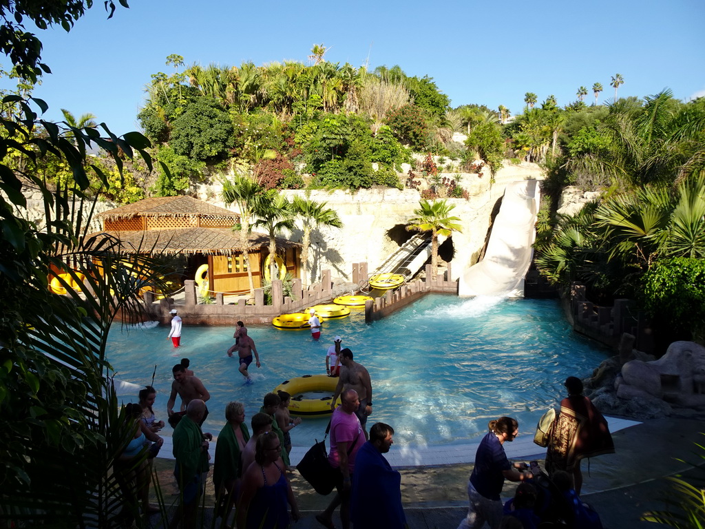 The Mekong Rapids attraction at the Siam Park water theme park