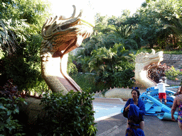 The Naga Racer attraction at the Siam Park water theme park