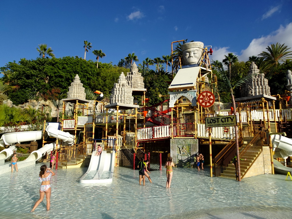 The Lost City attraction at the Siam Park water theme park