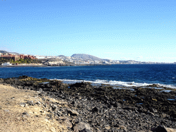 The Playa El Cobero beach, the Playa de La Enramada beach and the town center