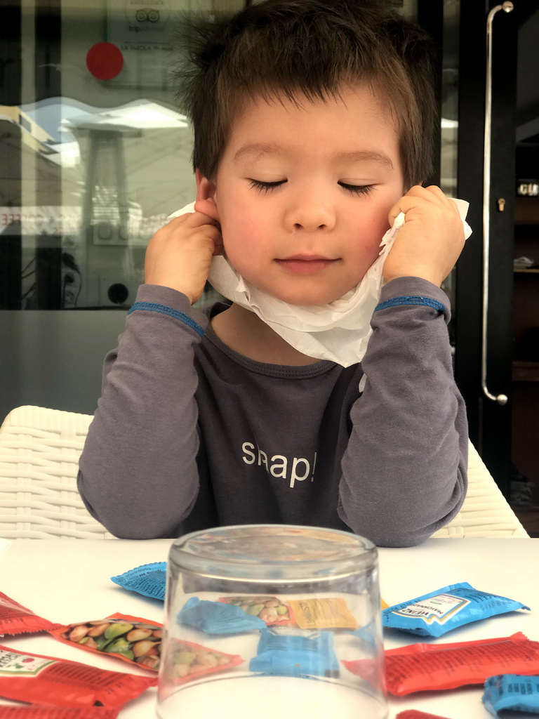 Max at the Restaurante La Farola del Mar