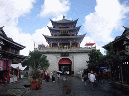 Street and Wu Hua Building in the Old Town of Dali