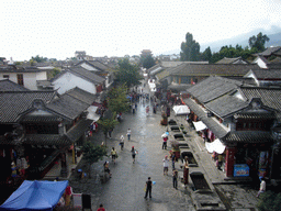 View on the Old Town of Dali and the South Gate, from the Wu Hua Building