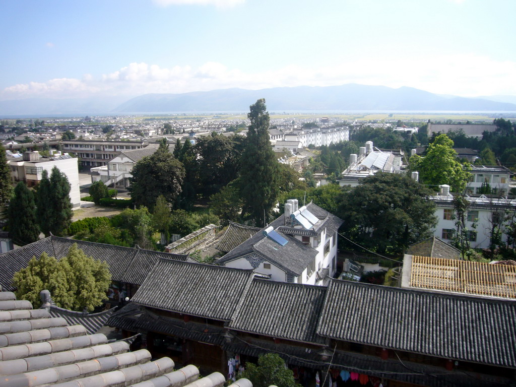 View on the Old Town of Dali, from the Wu Hua Building