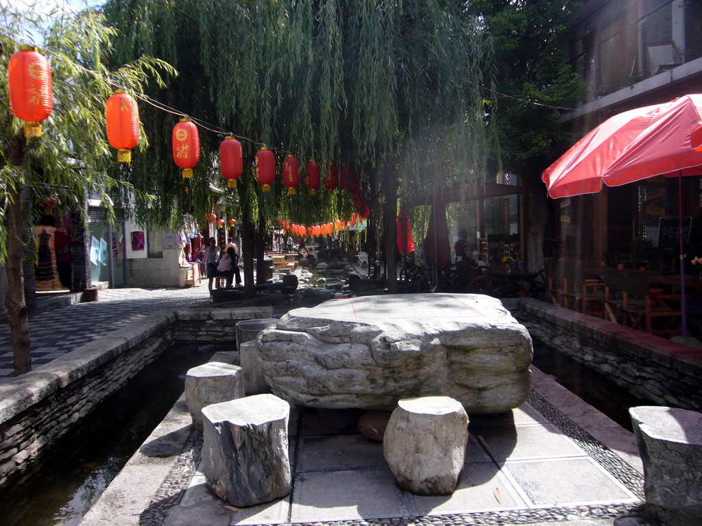 Foreigner`s Street in the Old Town of Dali