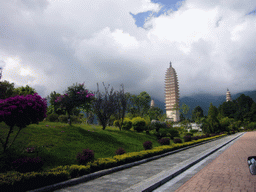 The Three Pagodas of Chong Sheng Temple