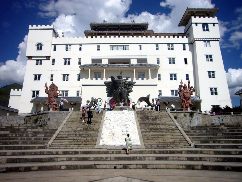 Palace at Nanzhao Fengqing Island in Erhai Lake