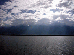 View on Erhai Lake from our boat