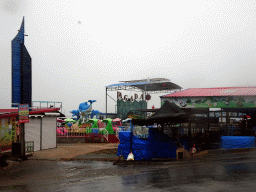 Funfair at the beach at Binhai Road