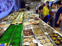 Shellfish at the Xiaweiyi Seafood restaurant at Fushun Street