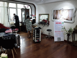 Interior of the photoshoot shop at Jinma Road