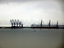 The harbour at Heshang Island, viewed from Binhai Road