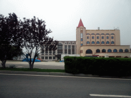 Buildings at Central Street, viewed from the taxi