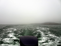 Korea Bay, viewed from the ferry at the Dalian Jinshitan Coastal National Geopark