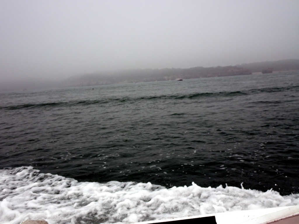 Korea Bay, viewed from the ferry at the Dalian Jinshitan Coastal National Geopark