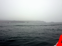 Korea Bay, viewed from the ferry at the Dalian Jinshitan Coastal National Geopark