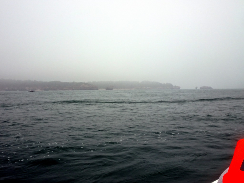 Korea Bay, viewed from the ferry at the Dalian Jinshitan Coastal National Geopark