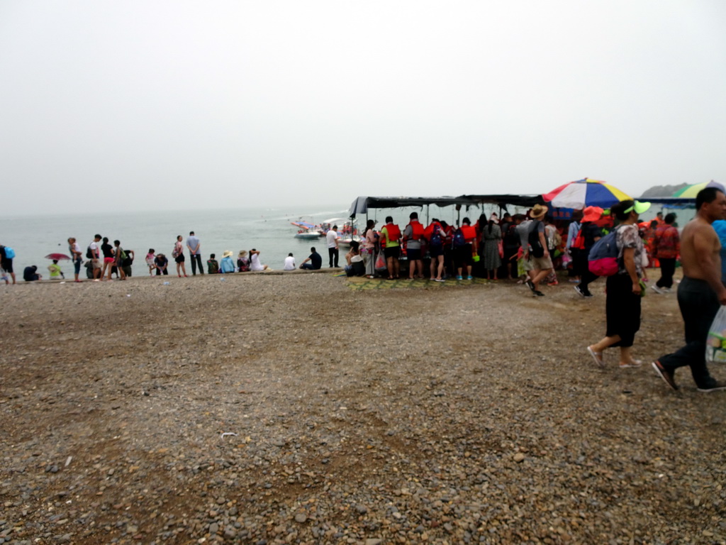 Beach at the Dalian Jinshitan Coastal National Geopark