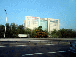 Building at Dongbei Road, viewed from the taxi