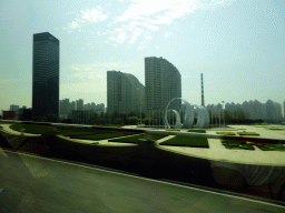 Yinfan Square, viewed from the taxi