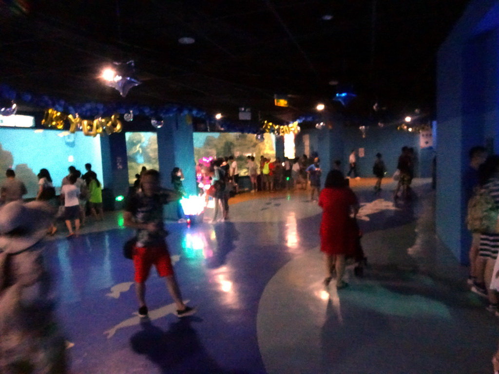 Interior of the Pole Aquarium at the Dalian Laohutan Ocean Park