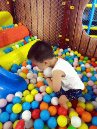 Max in the playground at the Pole Aquarium at the Dalian Laohutan Ocean Park