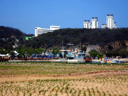 The eastern side of the Dalian Laohutan Ocean Park, viewed from the western side of the park