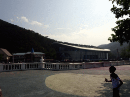 Buildings on the southwestern side of the Dalian Laohutan Ocean Park