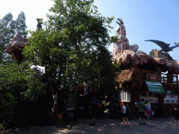 Front of the Jurassic Exploration area at the Dalian Laohutan Ocean Park