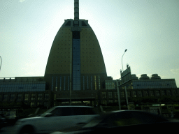 Building at the north side of Zhongshan Park, viewed from the taxi at Dongbei Road