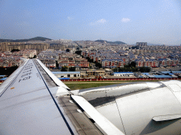 The Paoyacun area, viewed from the airplane to Beijing