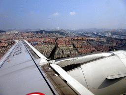 The Paoyacun area, viewed from the airplane to Beijing