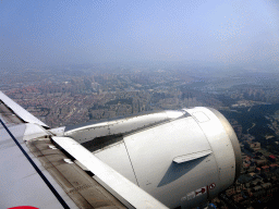 The Zhonggou area, viewed from the airplane to Beijing