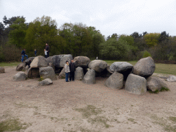 Miaomiao`s parents in front of the D53 Dolmen