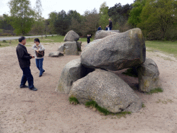 Miaomiao`s parents next to the D53 Dolmen