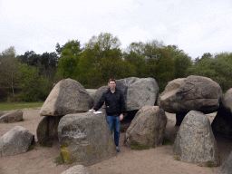 Tim in front of the D53 Dolmen