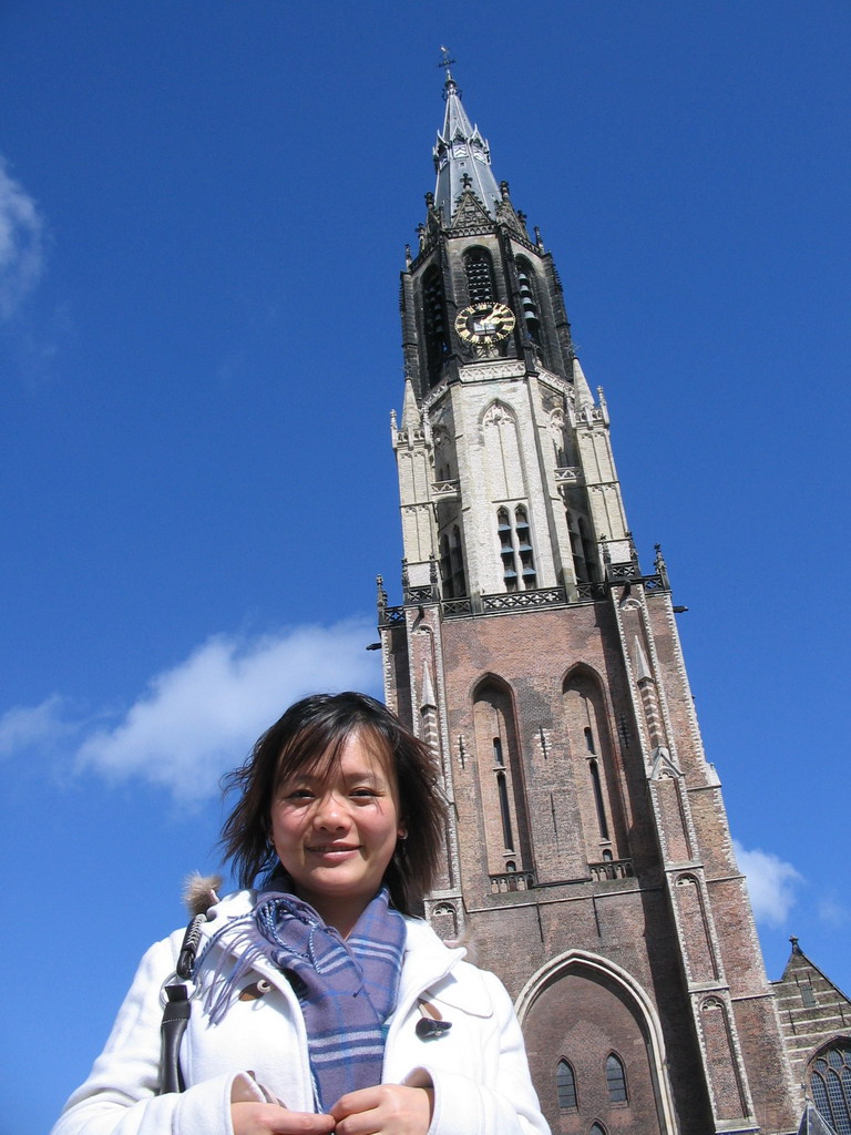 Miaomiao and the Nieuwe Kerk church