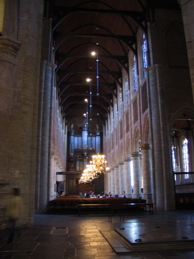 Inside the Nieuwe Kerk church